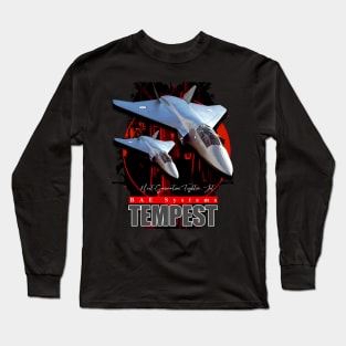 BAE Systems Tempest Next-Generation Fighter Jet Long Sleeve T-Shirt